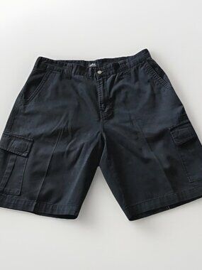 Vintage Rusty Y2K men’s surfer skater cargo‎ shorts black size 38